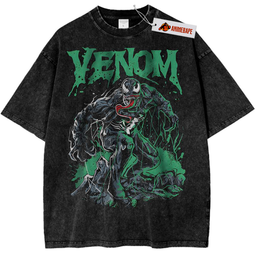 Marvel Venom Vintage Tee, Comic Book Shirt for Fans