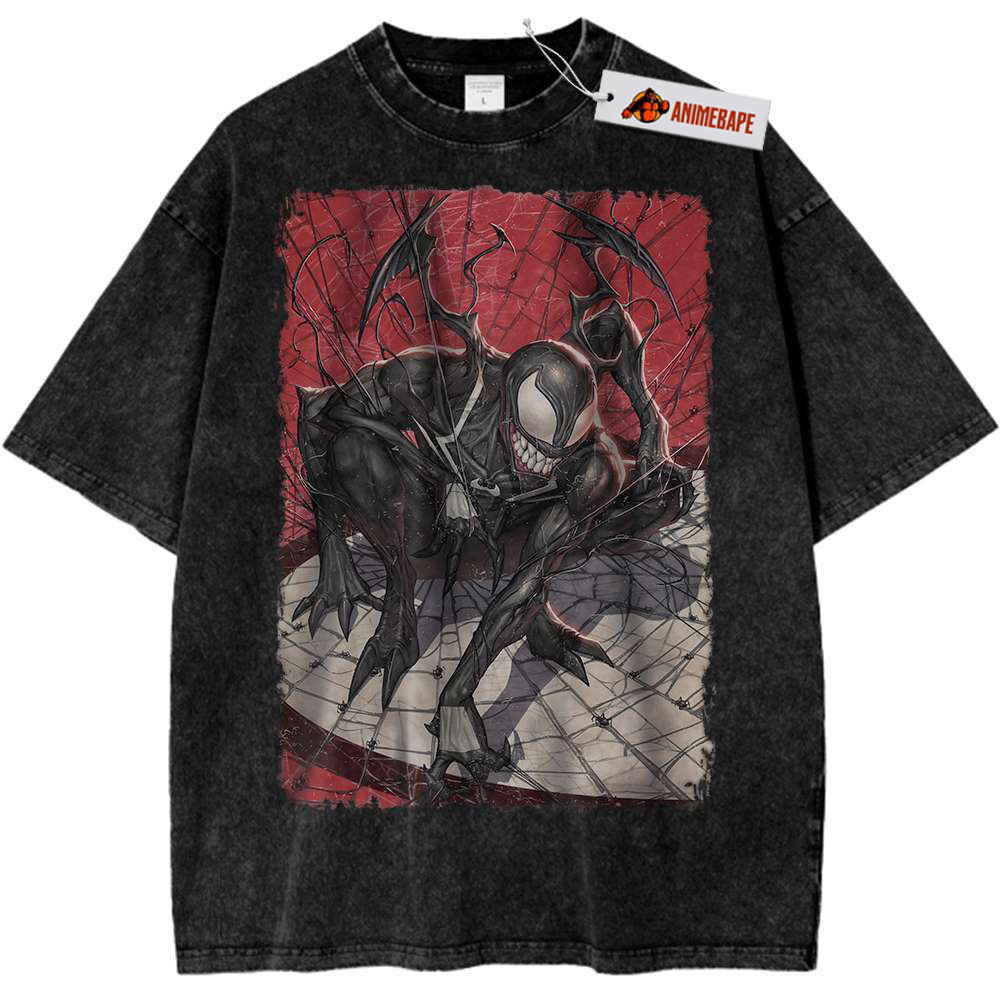 Marvel Venom Vintage Tee Shirt for Fans of Comics and Superheroes