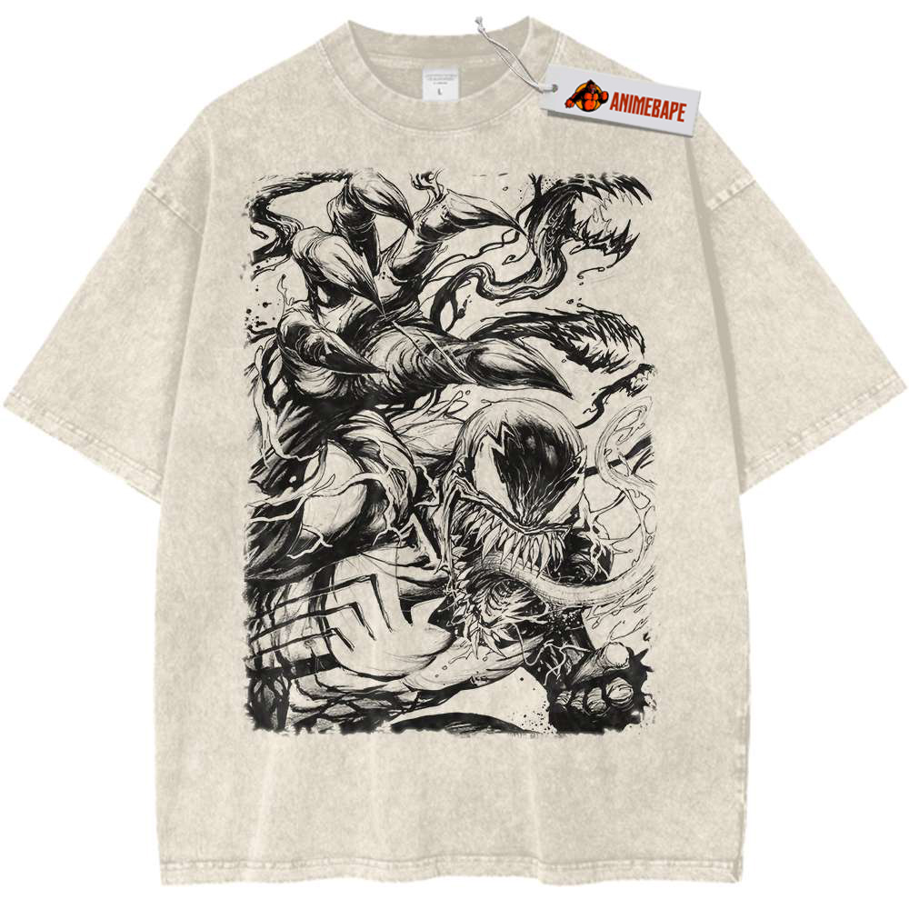 Marvel Venom Vintage Tee, Comic Book Graphic Shirt for Fans