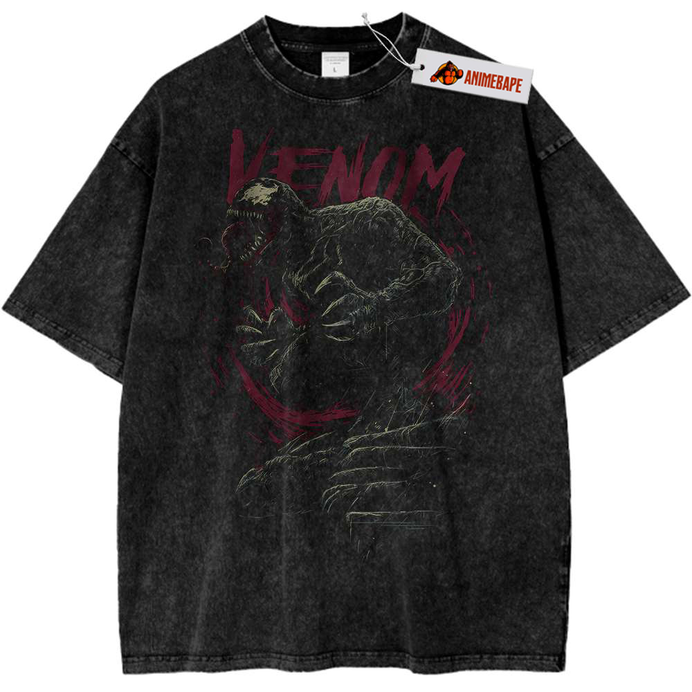 Marvel Venom Vintage Shirt, Classic Graphic Tee for Fans