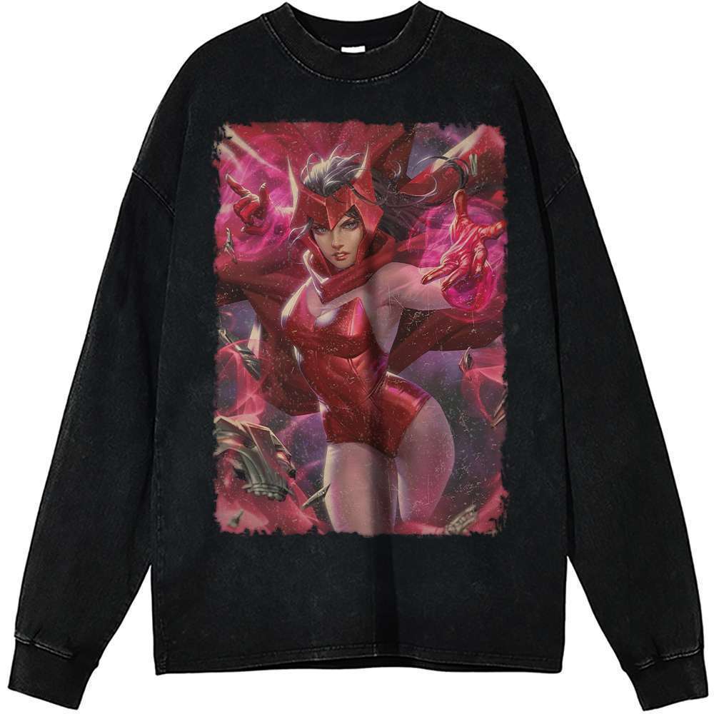 Scarlet Witch Sweatshirt Shirt for Fans of Marvel Comics