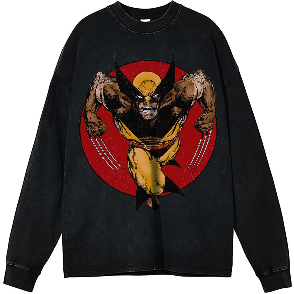 Wolverine X-Men Vintage Sweatshirt Shirt for Marvel Comics Fans