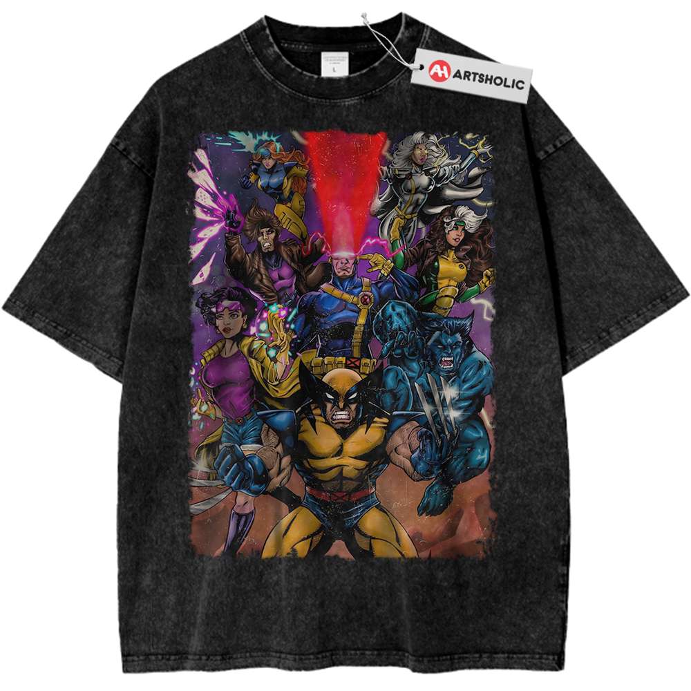 X-Men Vintage Tee, Wolverine, Gambit, Storm, Marvel Comics Shirt