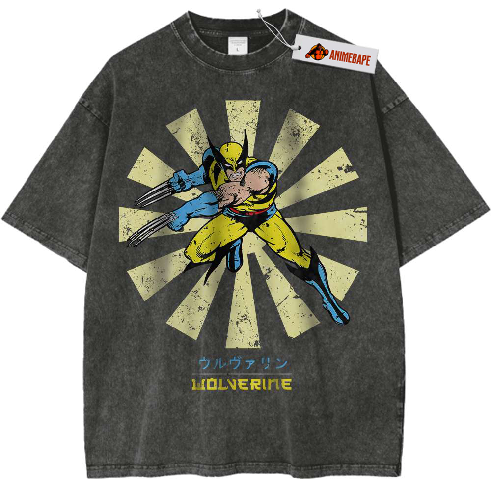 Wolverine X-Men Vintage T-Shirt, Marvel Comics Graphic Tee