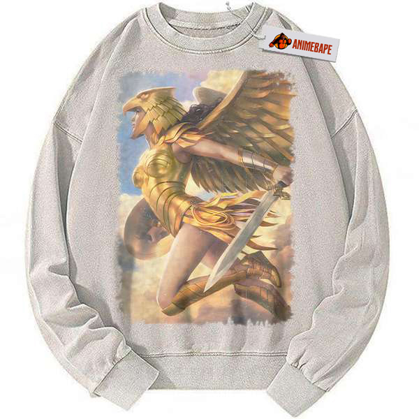 Vintage Wonder Woman DC Comics Sweatshirt, Womens Pullover Hoodie