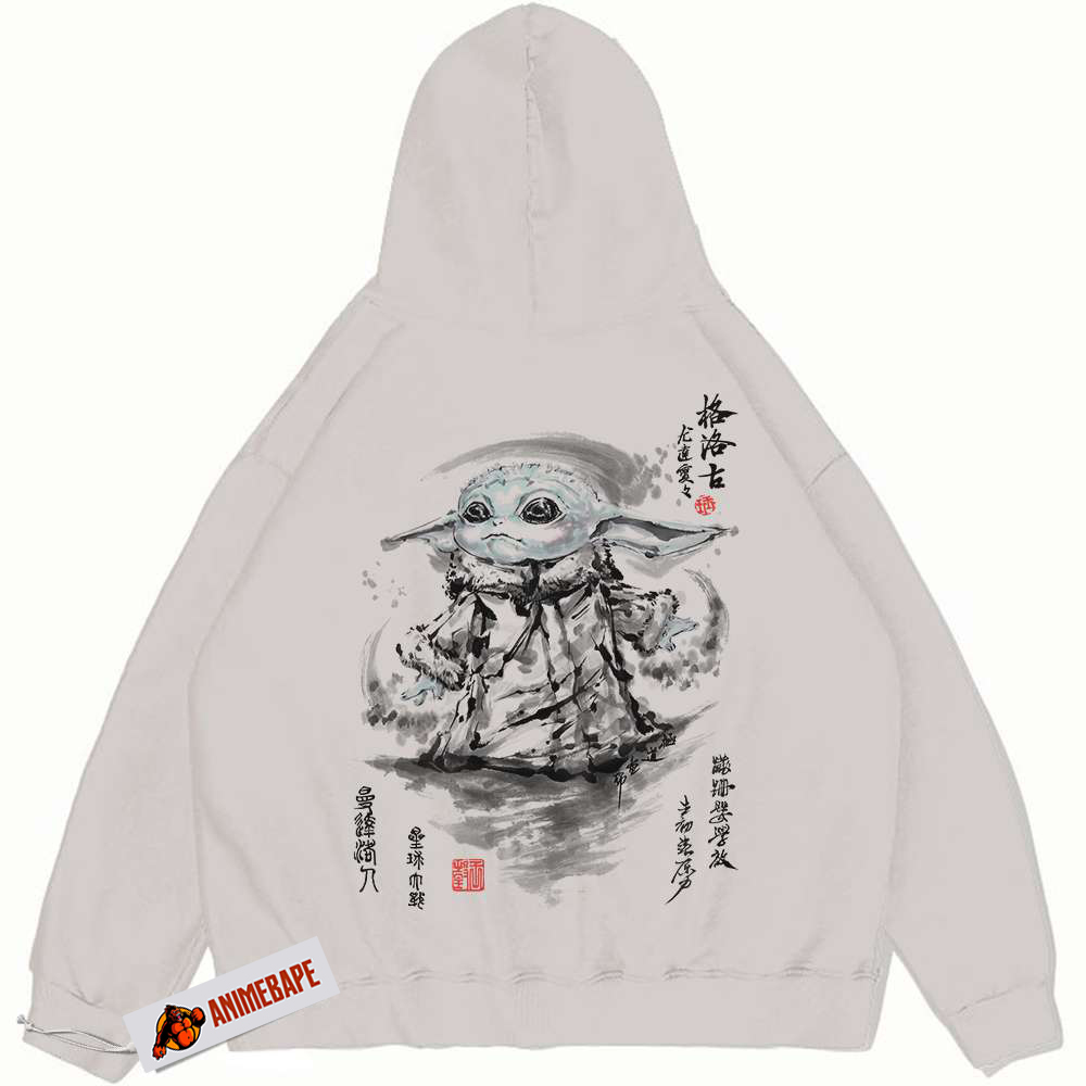 Yoda Star Wars Vintage Hoodie for Movie Fans, Unisex Hoodie