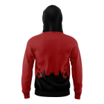 Black Flame Red Theme Edition Masked Hoodie - Image 2