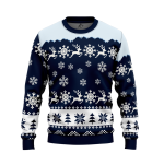 Festival Snow Reindeer Ugly Christmas Sweater