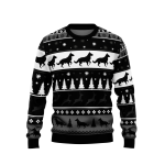 Festive Dog Lover Ugly Christmas Sweater