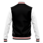 Key Black White Edition Baseball Jacket - Image 2
