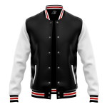 Key Black White Edition Baseball Jacket