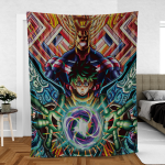 Trippy Deku x All Might My Hero Academia Blanket