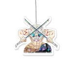 Hashibira Inosuke Demon Slayer Hologram Starbust Broken Glass Ornament