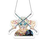 Hashibira Inosuke Demon Slayer Hologram Starbust Broken Glass Ornament - Image 3