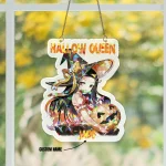 Nezuko Kamado Demon Slayer Hologram Starbust Broken Glass Ornament - Image 2