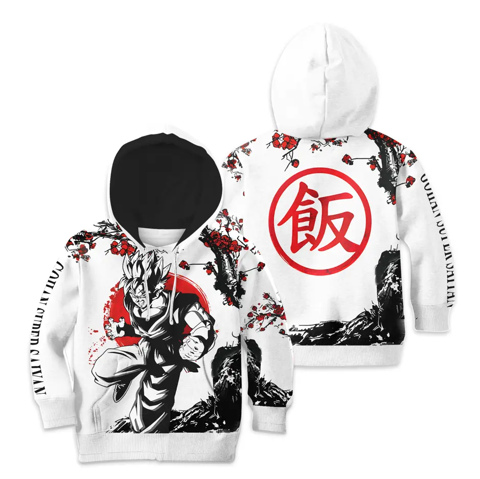 Kids Hoodie Gohan Super Saiyan Japan Style Dragon Ball Z 3 Kids Hoodie Gohan Super Saiyan Japan Style Dragon Ball Z - Image 1