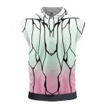 Shinobu Kocho Demon Slayer Cut Off Sleeveless Workout Hoodie