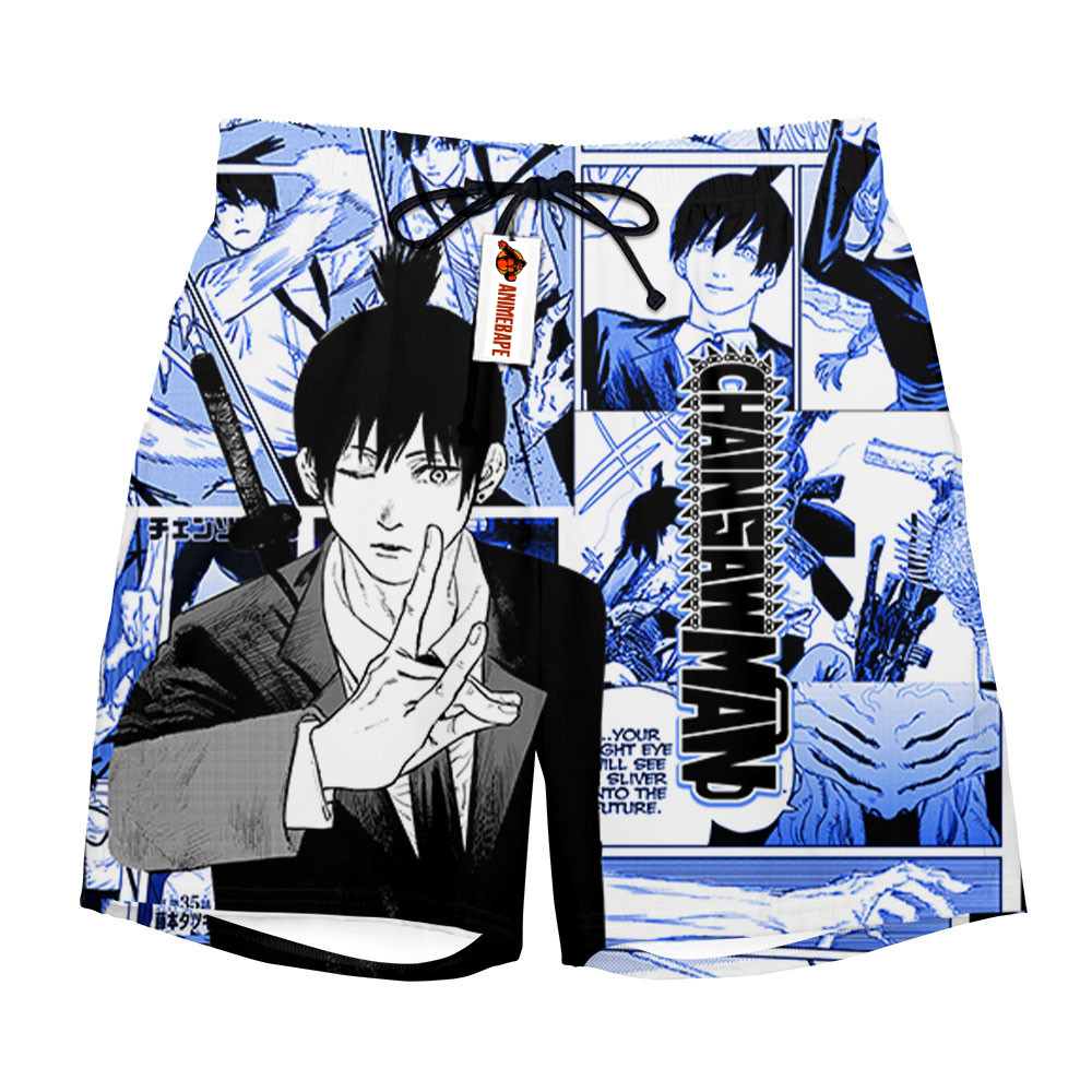 Aki Hayakawa Board Shorts Custom Style 0302 Chainsaw Man