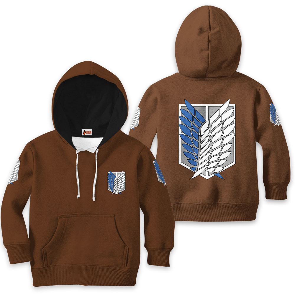 Kids Hoodie Survey Corps Anime Attack on Titan