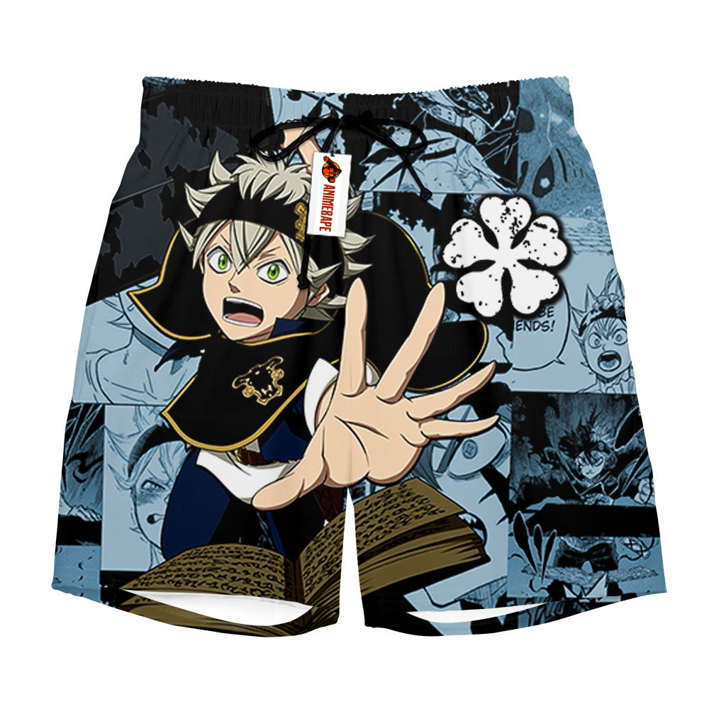 Asta Board Shorts Custom Style 2403 Black Clover