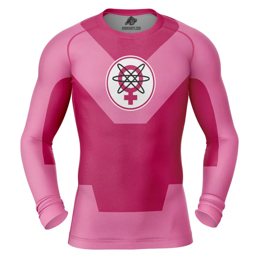 Atom Eve Invincible Long Sleeve Rash Guard Compression Shirt