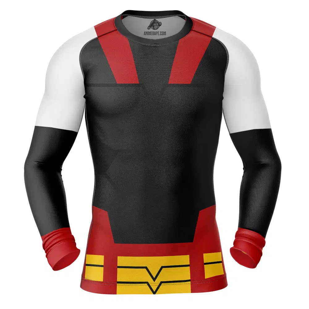 Battle Beast Invincible Long Sleeve Rash Guard Compression Shirt