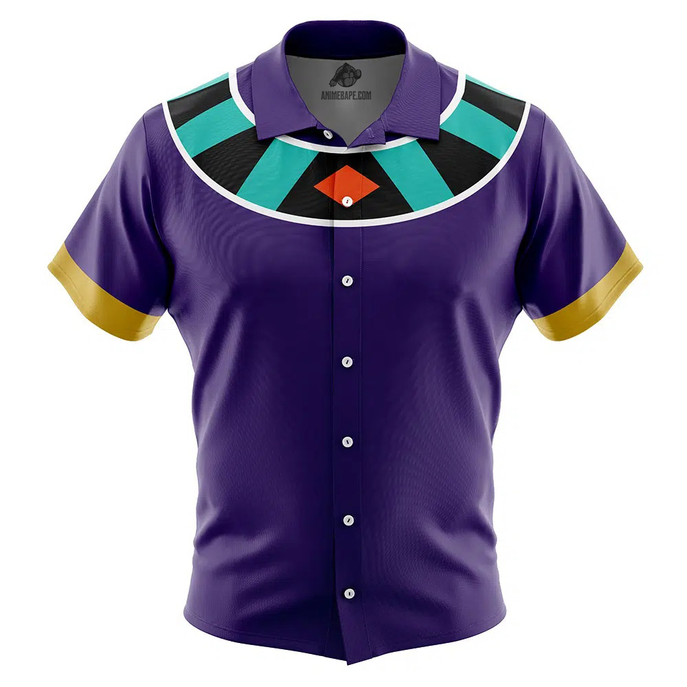 Beerus Dragon Ball Z Button Up Hawaiian Shirt