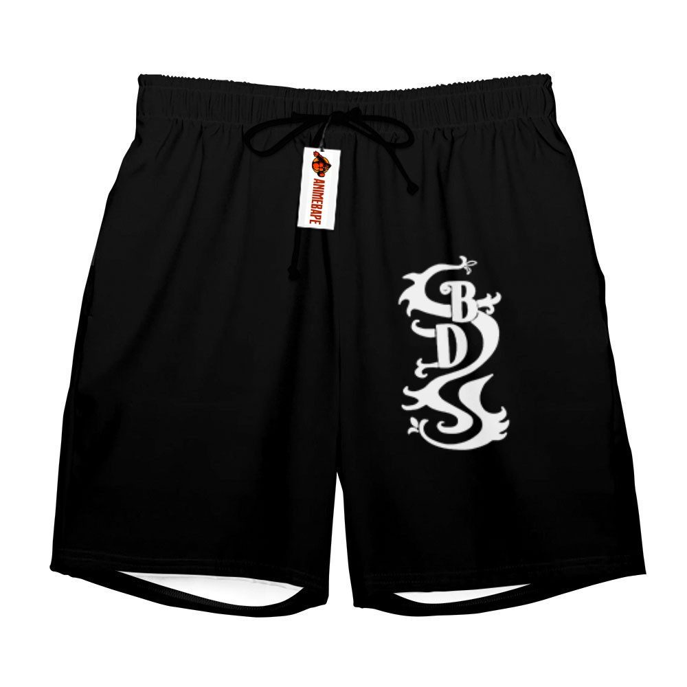 Black Dragon Gang Board Shorts Custom Costume Style 1904 Fairy Tail