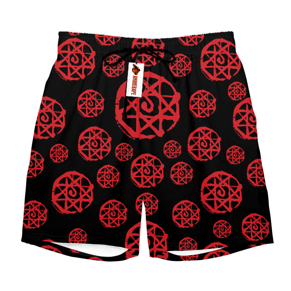 Blood Seal Symbols Board Shorts Custom Style 2405 - Blood Blockade Battlefront