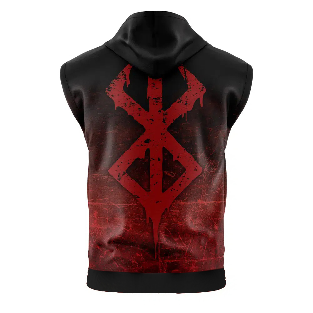 Brand of Sacrifice Berserk Cut Off Sleeveless Workout Hoodie