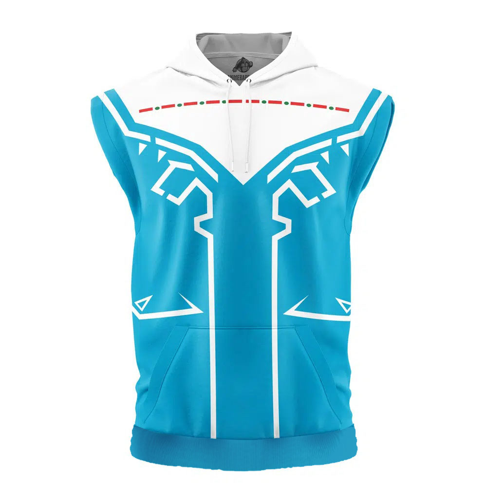 Breath of the Wild The Legend of Zelda Cut Off Sleeveless Workout Hoodie