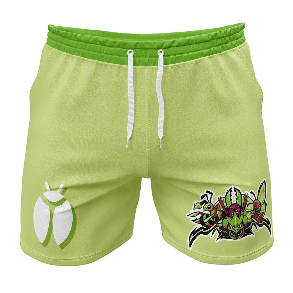 Bug-Type Pokemon Gym Shorts