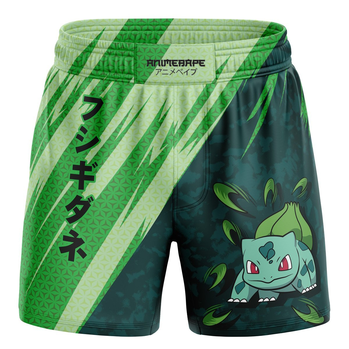 Bulbasaur Attack Pokemon BJJ MMA Fight Shorts