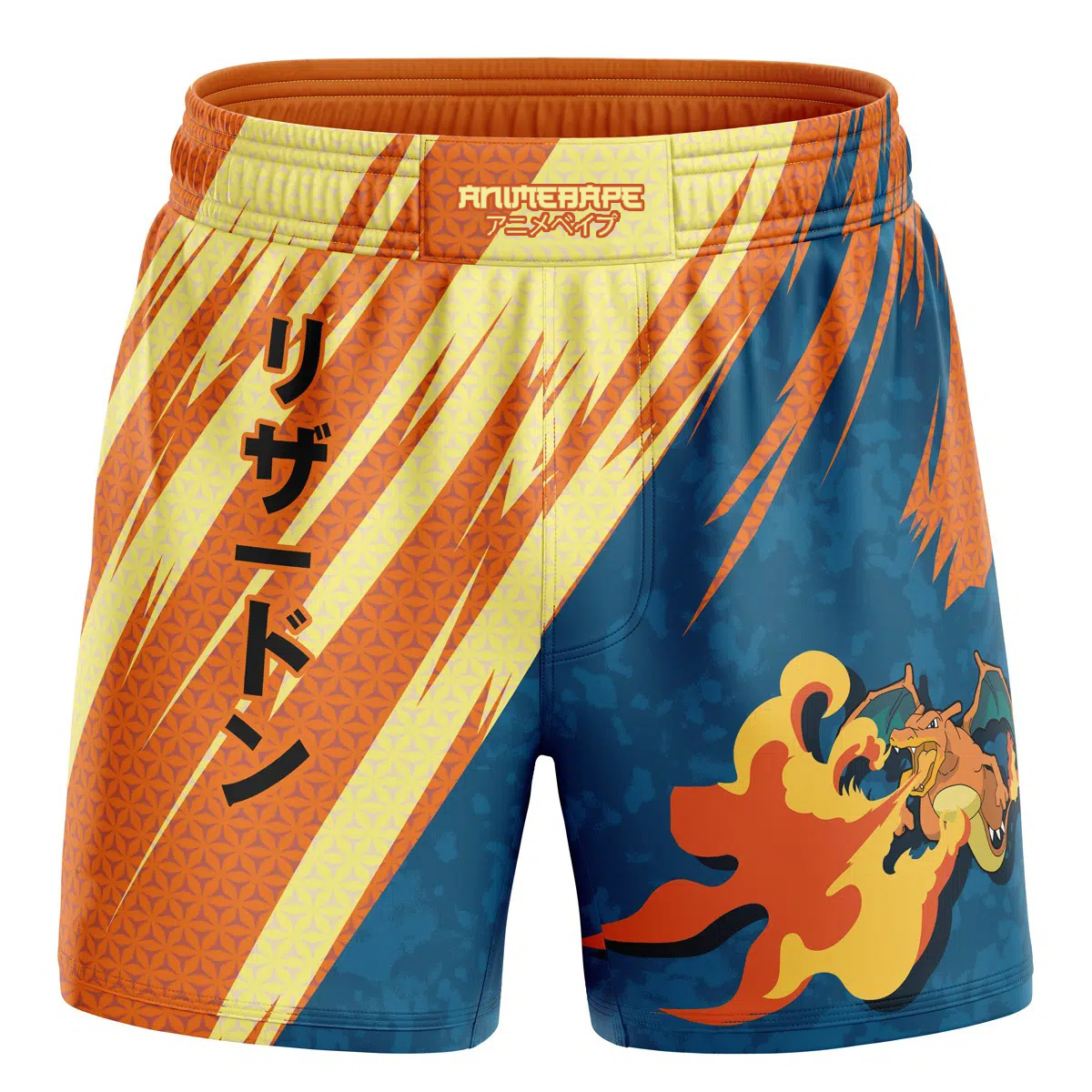 Charizard Attack Pokemon BJJ MMA Fight Shorts
