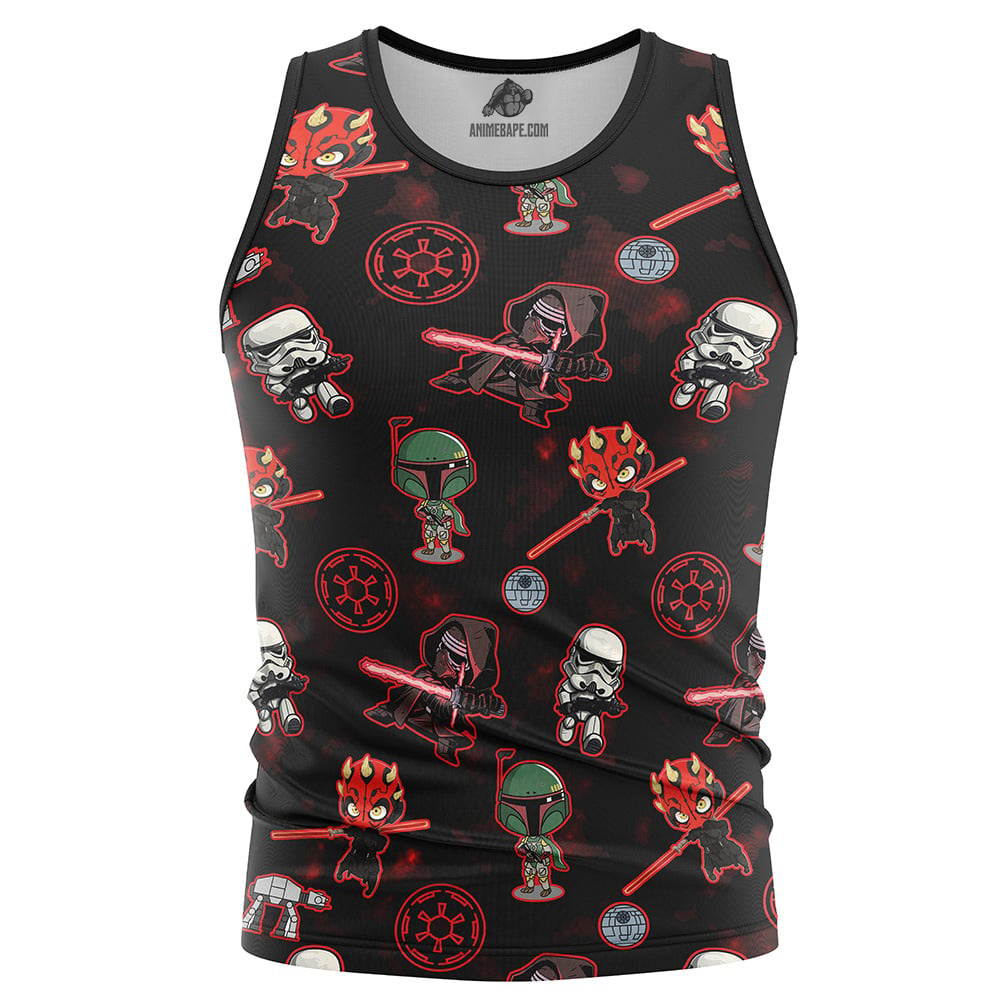 Chibi Sith Pattern Star Wars Tank Top