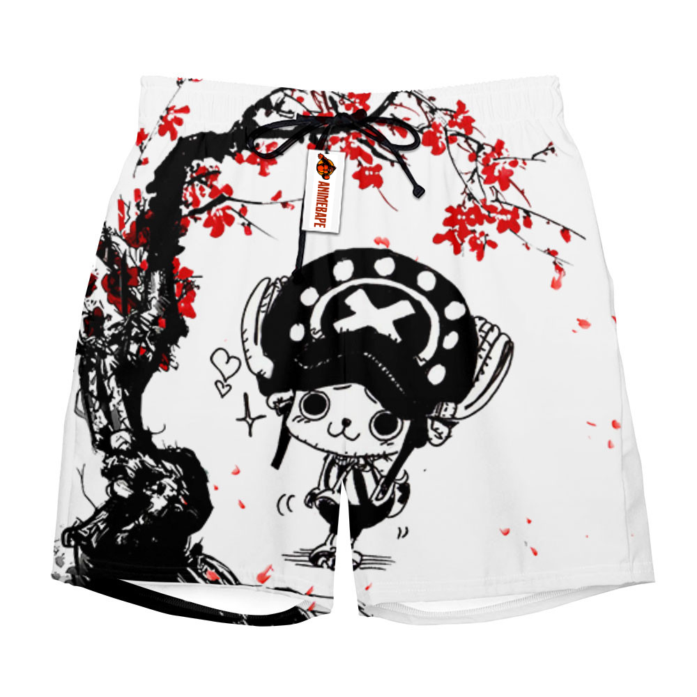 Chopper Board Shorts Pants Japan Cherry Blossom One Piece