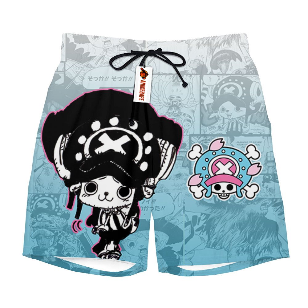 Chopper Board Shorts Pants Manga Style One Piece
