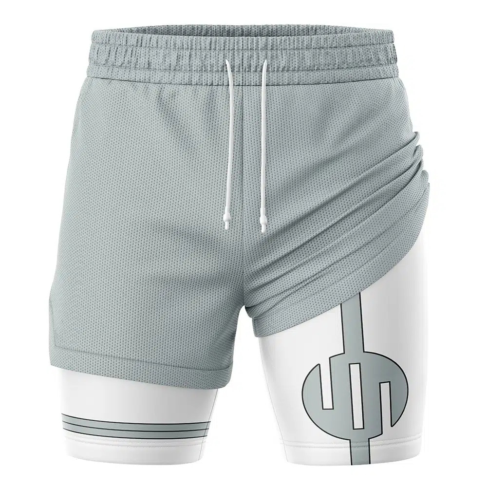 Conquest Invincible Compression Workout Training Shorts (2-in-1)