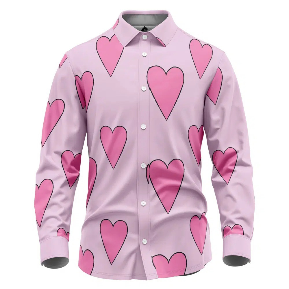 Corazon Donquixote Rosinante One Piece Long Sleeve Button Up Shirt