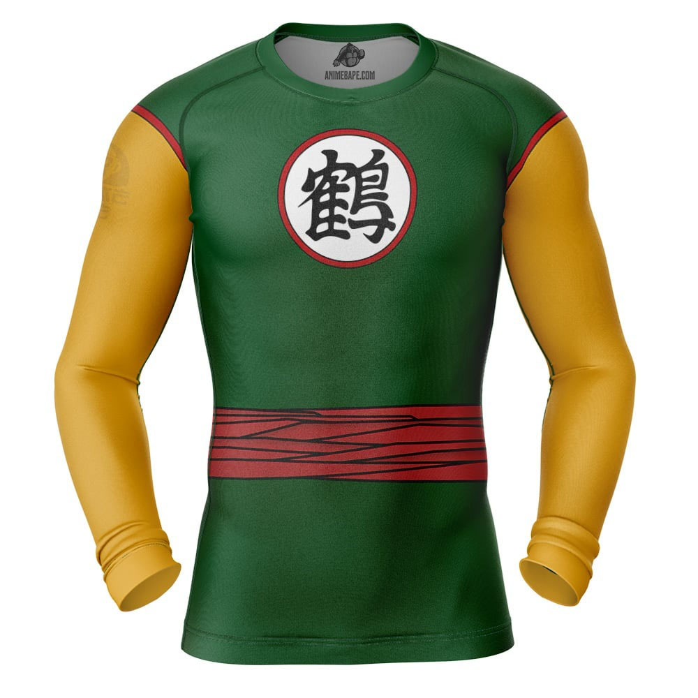 Crane School DBZ Long Sleeve Rash Guard Compression Shirt