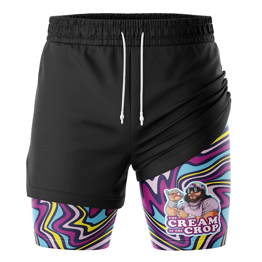 Cream of the Crop V3 Compression Workout Training Shorts (2-in-1)
