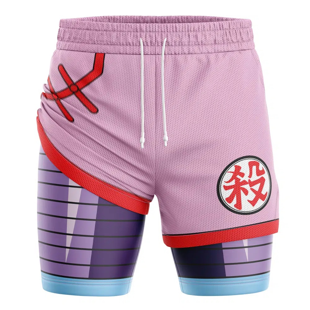 Cyborg Tao Pai Pai DBZ Compression Workout Training Shorts (2-in-1)