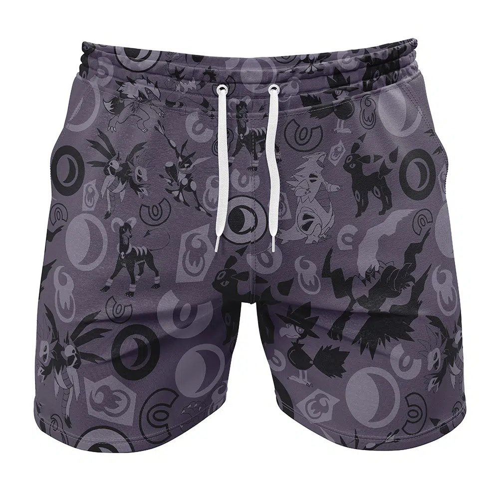 Dark Pokemon Gym Shorts
