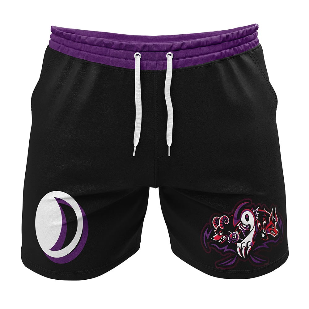 Dark-Type Pokemon Gym Shorts