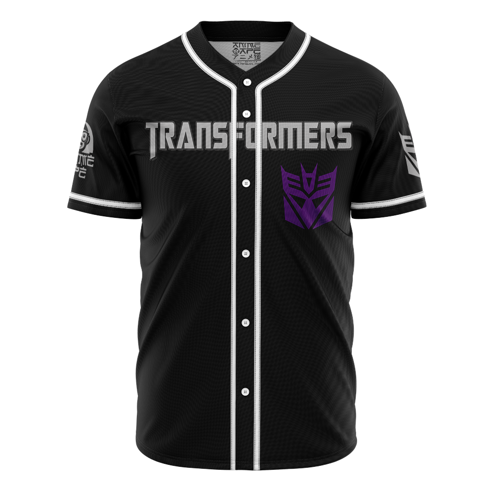 Decepticons Transformers Baseball Jersey
