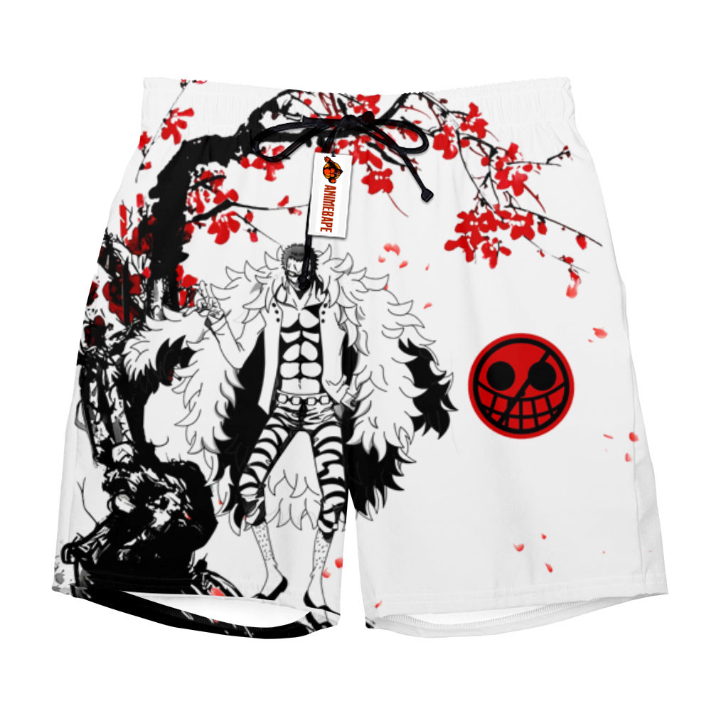 Doflamingo Board Shorts Pants Japan Cherry Blossom One Piece