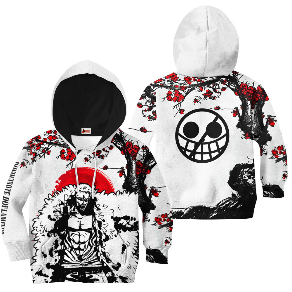 Kids Hoodie Donquixote Doflamingo Japan Style One Piece