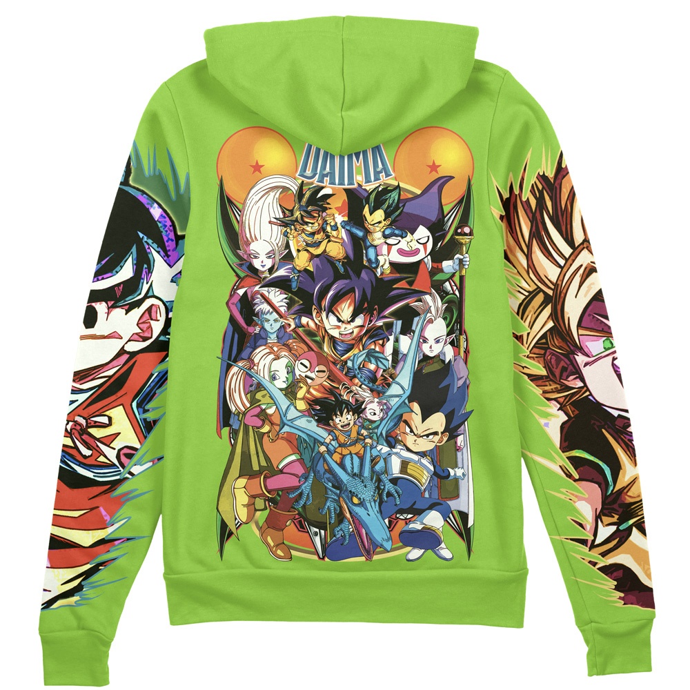 Dragon Ball Daima Streetwear Zip Hoodie Jacket