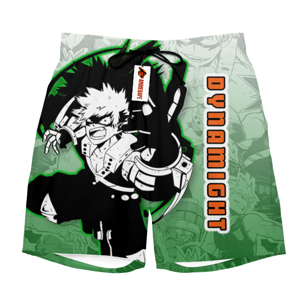 Dynamight Board Shorts Pants Manga Style My Hero Academia