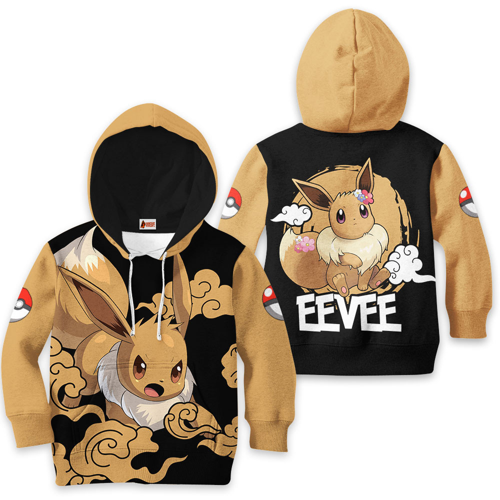 Kids Hoodie Eevee Pokemon